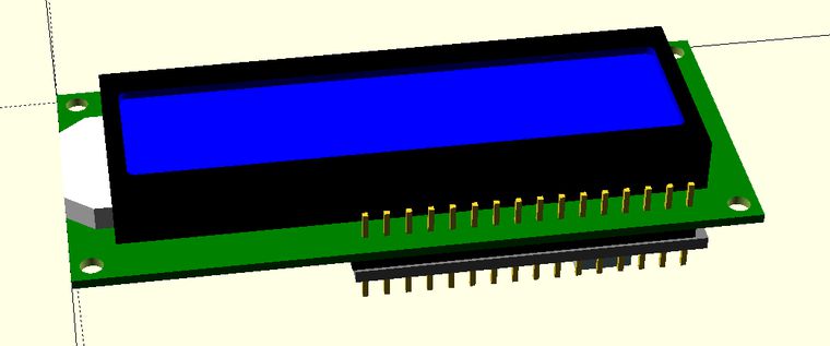 Image: 1602 LCD module.